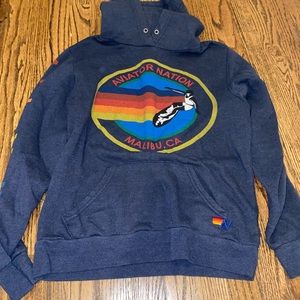 Blue Aviator Nation hoodie